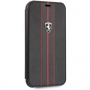 Ferrari FEURFLBKI61BKR Off Track Logo Book Case iPhone XR - fekete
