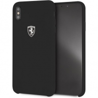 Ferrari FEOSIHCI65BK Off Track Silicone Case iPhone XS Max - fekete