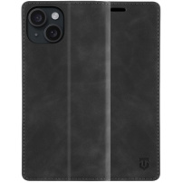 Tactical Xproof flip tok iPhone 15-höz - fekete