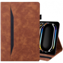 Tok kártyafoglalattal iPad Pro 13" (2024/2025) készülékekhez - barna