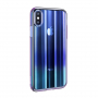 BASEUS Aurora tok iPhone XS - kék