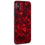 BENKS csillagfényes tok iPhone X / XS - piros