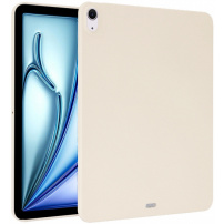 Matt, puha műanyag tok iPad Air 11" (2024-2026) készülékhez - bézs