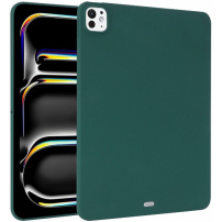 Matt, puha műanyag tok iPad Pro 11" (2024/2025) készülékhez - petróleumkék