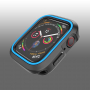Szilikon Apple Watch 40mm borító - fekete - kék