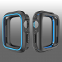Szilikon Apple Watch 40mm borító - fekete - kék