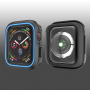 Szilikon Apple Watch 40mm borító - fekete - kék