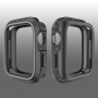 Szilikon Apple Watch 40mm borító - fekete - szürke