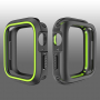 Szilikon Apple Watch 40mm borító - fekete - zöld