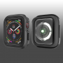 Szilikon Apple Watch 44mm borító - fekete