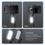 Q18 Multifunkcionális szelfi Bluetooth Gimbal Stick stabilizátorral és mozgáskövetéssel iPhone-hoz - fekete