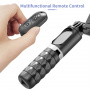 Q18 Multifunkcionális szelfi Bluetooth Gimbal Stick stabilizátorral és mozgáskövetéssel iPhone-hoz - fekete