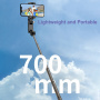 Q18 Multifunkcionális szelfi Bluetooth Gimbal Stick stabilizátorral és mozgáskövetéssel iPhone-hoz - fekete