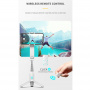 L09 Mini Bluetooth Gimbal szelfibot / állvány stabilizátorral és led lámpával iPhone-hoz - fekete