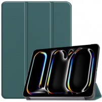 PU bőr tok alvó funkcióval iPad Pro 11" (2024/2025) készülékhez - petróleumkék
