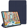 Mágneses tok mágneskapoccsal iPad Air 13" (2024-2026) készülékhez - sötétkék