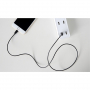 ROCK Szinkronizáló és töltő MFi hiteles lightning kábel - Apple iPhone / iPad / iPod - fekete - 2m