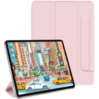 Mágneses tok mágneskapoccsal iPad Pro 13" (2024/2025) készülékhez - rózsaszín