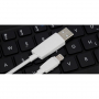 ROCK Szinkronizáló és töltő MFi hiteles lightning kábel - Apple iPhone / iPad / iPod - fehér - 2m