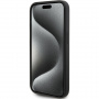 Karl Lagerfeld Karl Script Logo szilikon borítás iPhone 15 Pro-hoz - fekete