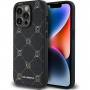 Karl Lagerfeld Karl Heads mintás borító MagSafe-el* iPhone 14 Pro Maxhez - fekete