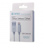 OPSO Szinkronizáló és töltő MFi hiteles lightning kábel - Apple iPhone / iPad / iPod - fehér - 2m