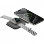 ENERGEA GoMag Trio Plus 3 az 1-ben MagSafe vezeték nélküli töltő iPhone-hoz / Apple Óra / AirPods - szürke