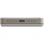 ENERGEA AluPac Air power bank MagSafe USB-C porttal - 10 000 mAh - bézs