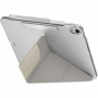 UNIQ Camden Click tok origami állvánnyal és hellyel Apple Ceruza iPad Airhez 13" (2024) - bézs