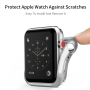 Dux Ducis védőtok Apple Watch 44mm-hez - ezüst