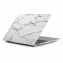 Matt borító - MacBook Air 13" (A1932 / A2179 / A2337) - fehér márvány