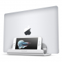 BESTAND 2 az egyben függőleges MacBook és iPad állvány - ezüst