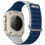 UNIQ Revix Evo kétoldalas szíj Apple Ultra óra 49mm / 46mm / 45mm / 44mm / 42mm - kék szürke