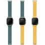 UNIQ Revix Evo megfordítható szíj Apple Ultra 49mm / 46mm / 45mm / 44mm / 42mm karórához - petróleum sárga
