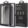 BMW Carbon Red Stripe Book tok iPhone XR - fekete
