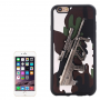 Műanyag tok 3D puska motívval Steyr AUG A1 - Apple iPhone 6S / 6 - fehér