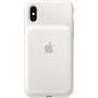 Eredeti Apple Smart Battery Case hátsó tok töltővel iPhone XS - fehér