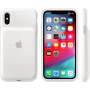 Eredeti Apple Smart Battery Case hátsó tok töltővel iPhone XS - fehér