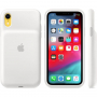 Eredeti Smart Battery Case hátsó tok töltővel iPhone XR - fehér