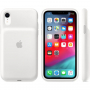 Eredeti Smart Battery Case hátsó tok töltővel iPhone XR - fehér