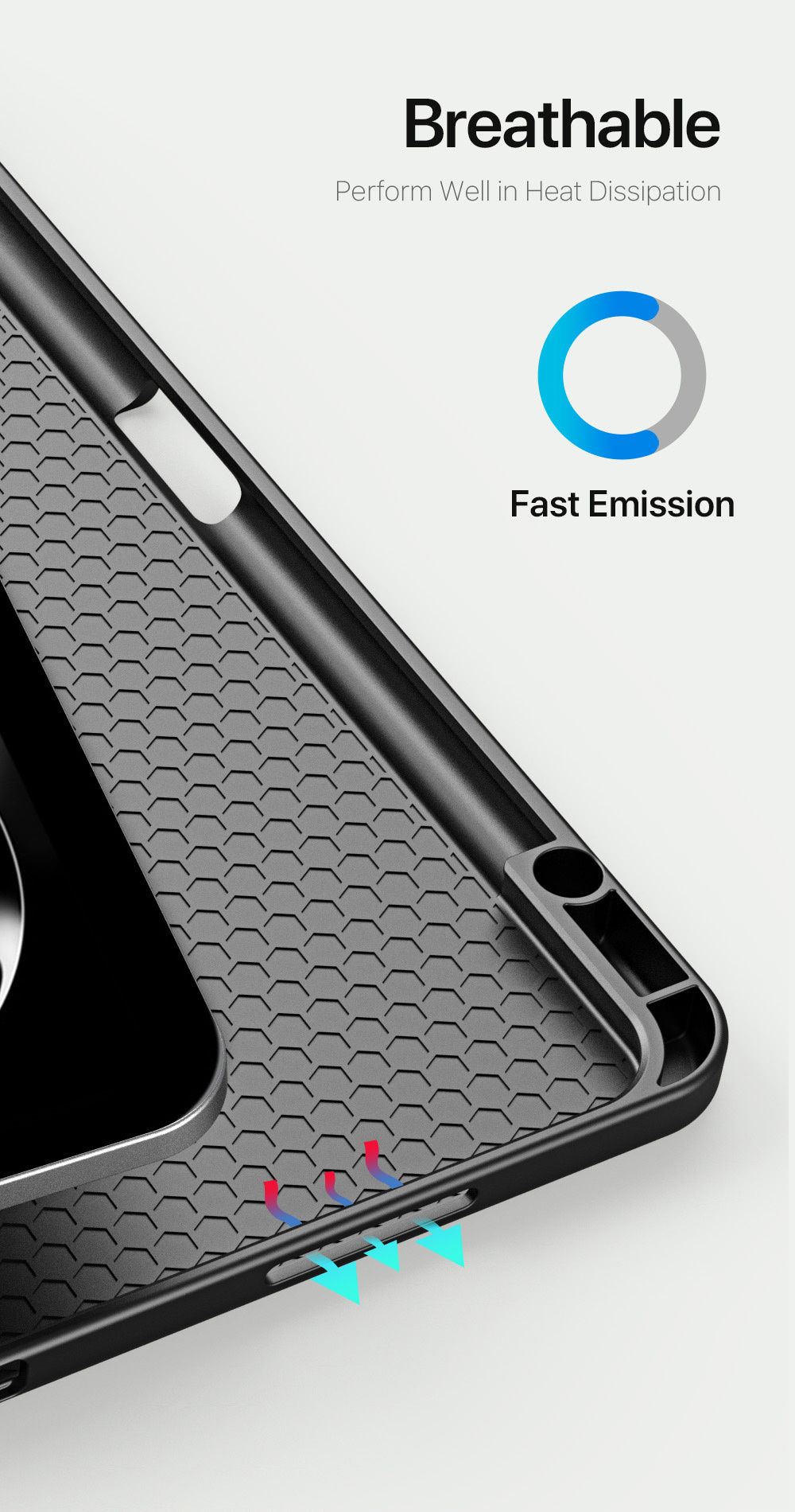 Apple Pencil rekesszel és alvófunkcióval ellátott DUX DUCIS Domo tok iPad Pro 13