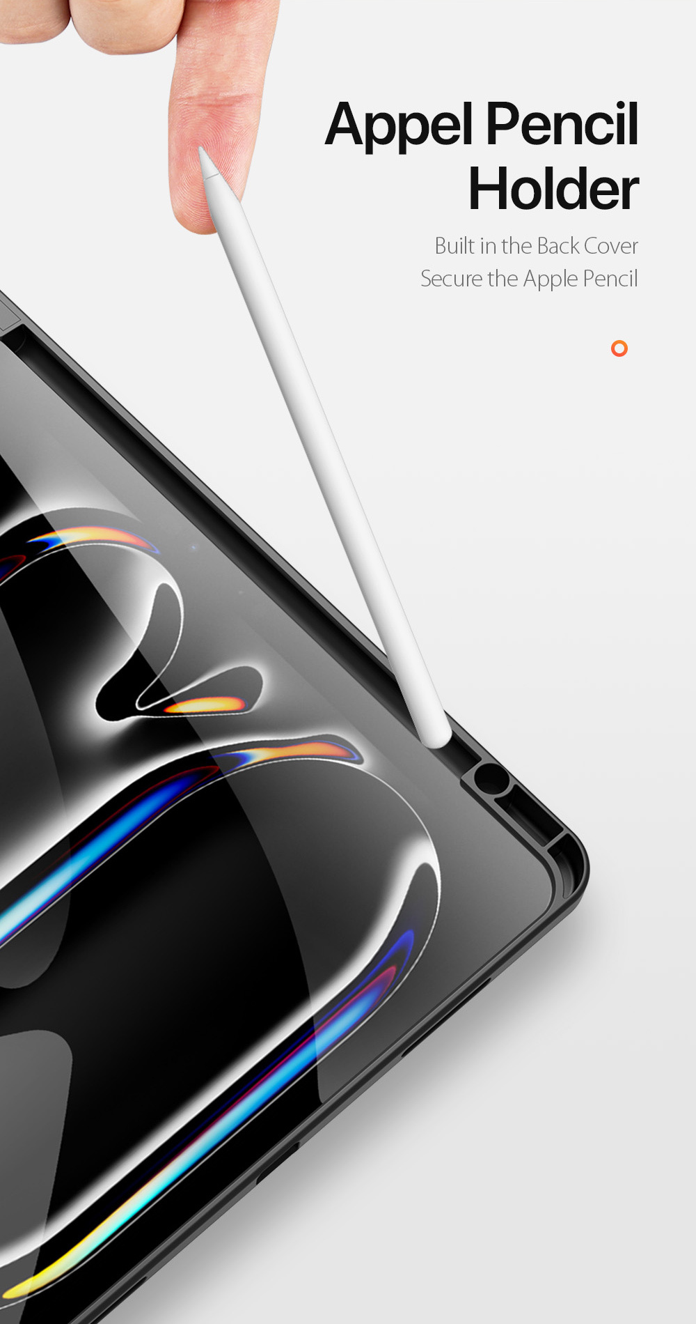 Apple Pencil rekesszel és alvófunkcióval ellátott DUX DUCIS Domo tok iPad Pro 13