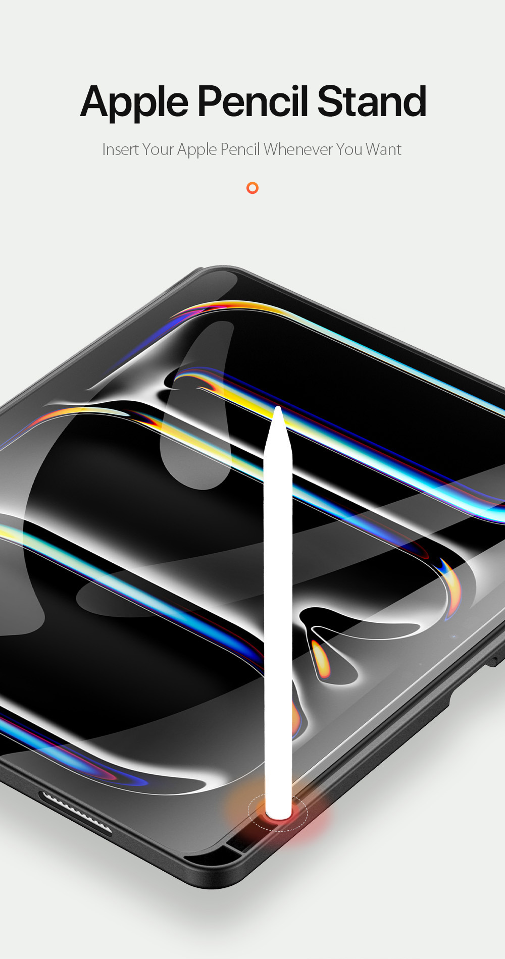 Apple Pencil rekesszel és alvófunkcióval ellátott DUX DUCIS Domo tok iPad Pro 13