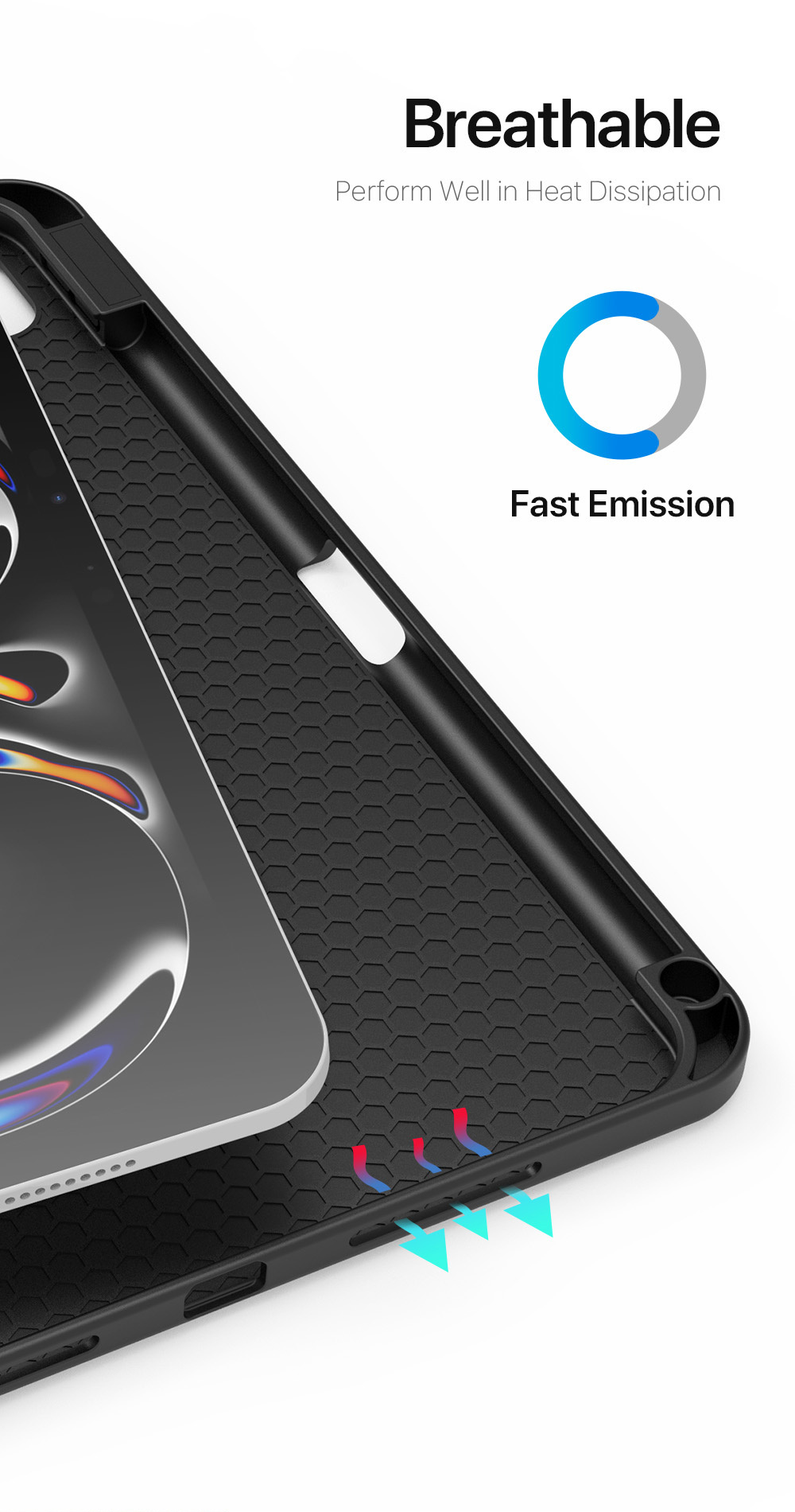 Apple Pencil rekesszel és alvófunkcióval ellátott DUX DUCIS Domo tok iPad Pro 11