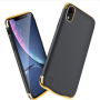 Védő tok elemmel iPhone XR - 6000 mAh - fekete / arany