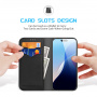 DUX DUCIS Hivo bőr flip tok iPhone 16-hoz - fekete