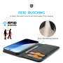 DUX DUCIS Hivo bőr flip tok iPhone 16-hoz - fekete