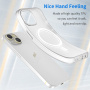 Matt áttetsző borítás MagSafe-el, iPhone 16 Plus-hoz - fehér