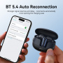 JOYROOM JR-FN2 vezeték nélküli Bluetooth fejhallgató - fekete