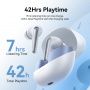 JOYROOM JR-FN2 vezeték nélküli Bluetooth fejhallgató - fehér